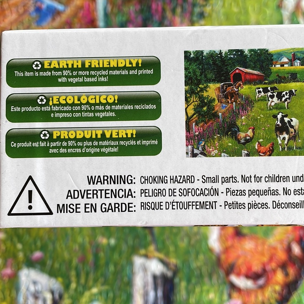 KI Puzzles Covered Bridge & Buggy the art of J. Charles. 1000 Pieces. EUC - Picture 10 of 12